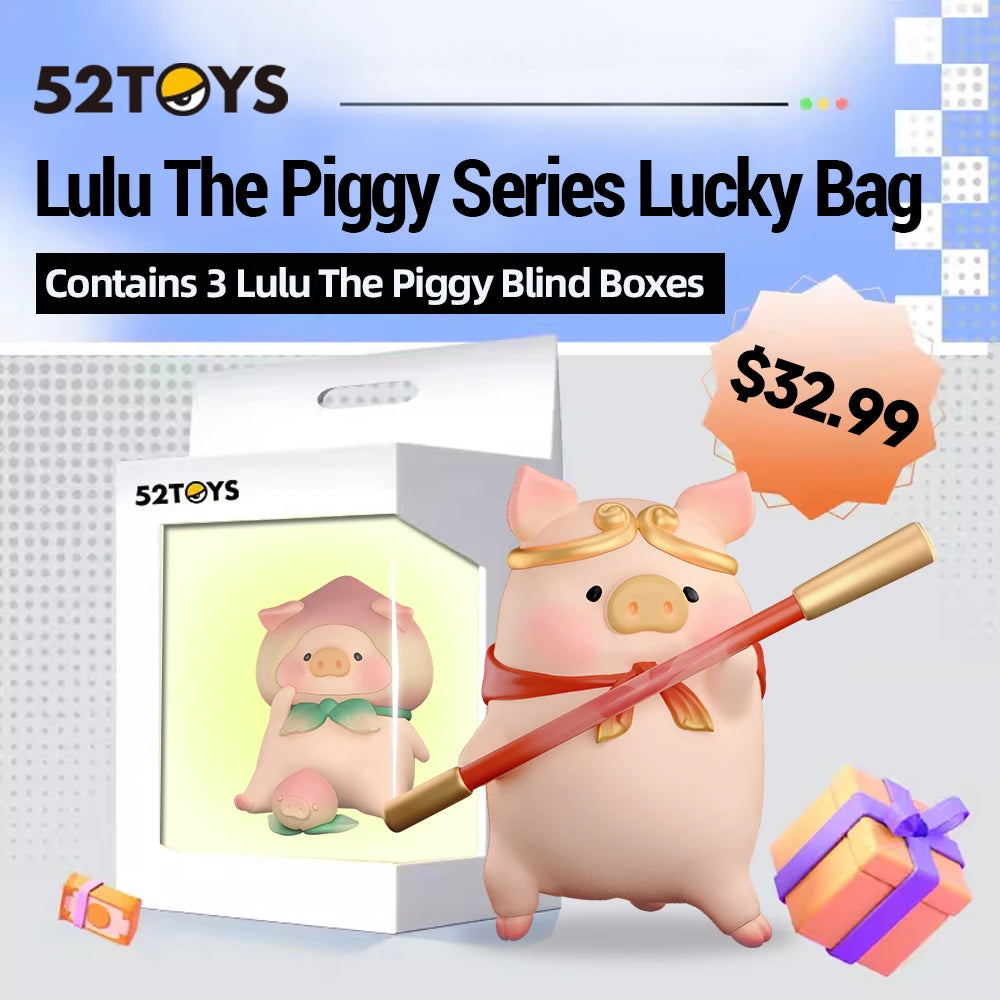 52TOYS LuLu The Piggy Lucky Bag Blind Box Mystery Collectible Figure