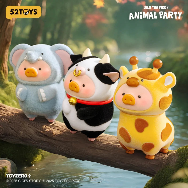 52TOYS Lulu The Piggy Animal Party Blind Box Collectible Figure