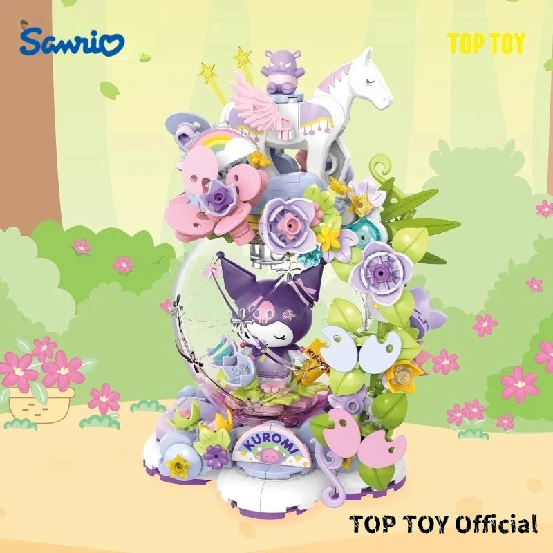 TOPTOY Sanrio Kuromi Whispering Wishes Micro Building Blocks
