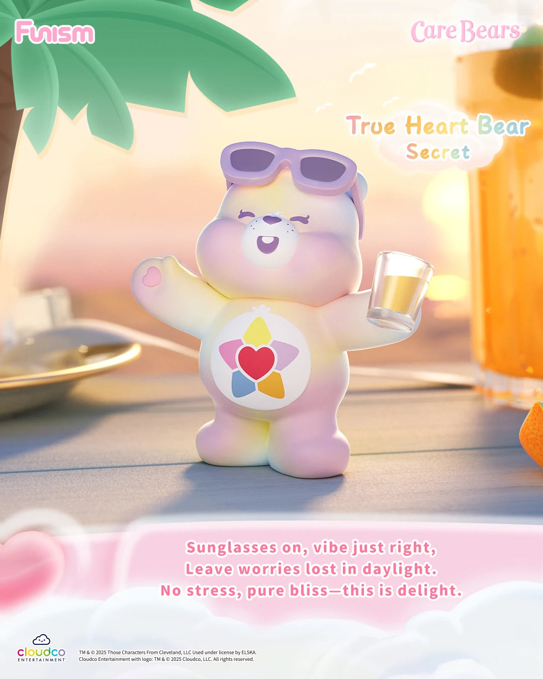 FUNISM Care Bears Little Things Series Cubby Face Blind Box Figures