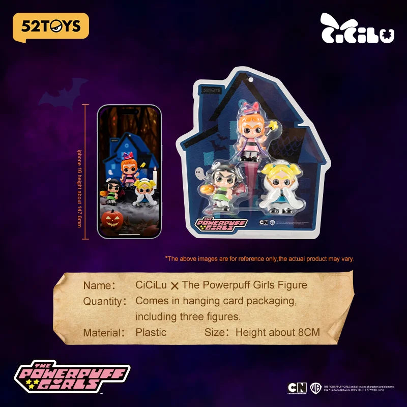52TOYS CiCiLu × The Powerpuff Girls Collectible Figure Set