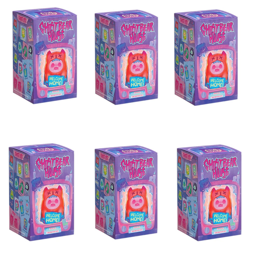 Finding Unicorn ShinWoo Ghost Bear House Series Blind Box Mystery Anime Figure Collectible Toy