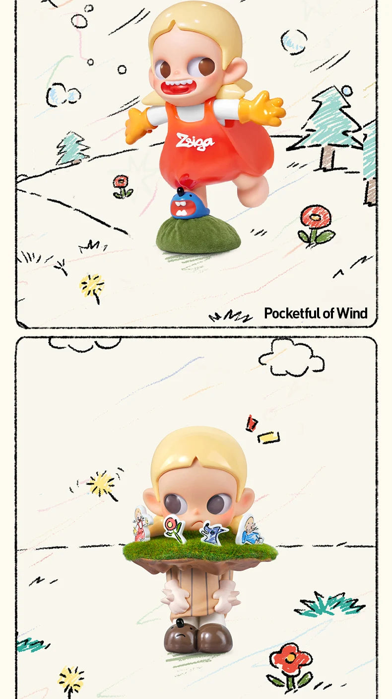 POP MART Zsiga Borderline Drifter Series Blind Box Figures