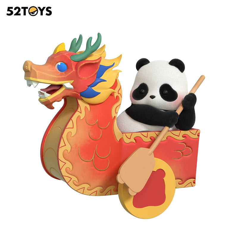52TOYS Panda Roll Dragon Boat Racing Series Blind Box Collectible Toy
