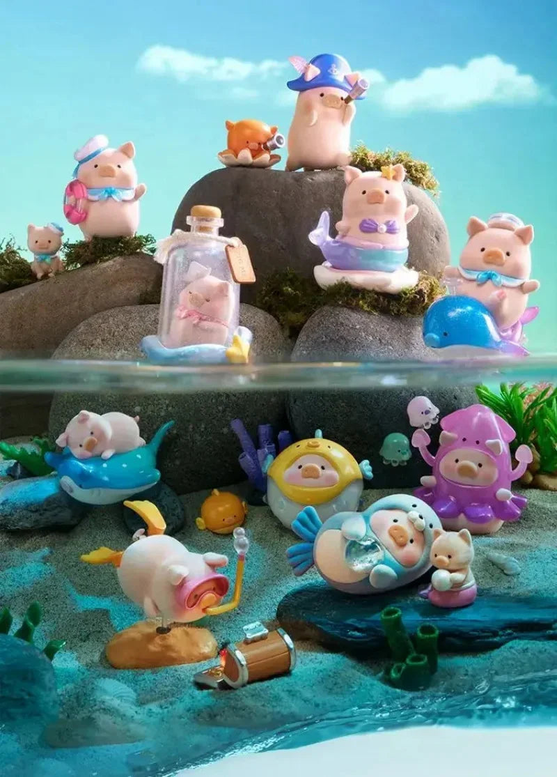 Lulu Canned Pig Ocean Series Blind Box Collectible Figures