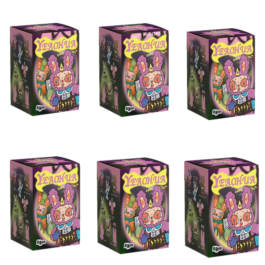 Finding Unicorn AGAN-YEAOHUA Dark Fairy Tale Series Blind Box Toys Cute Action Anime Figure Kawaii Mystery Box Designer Model