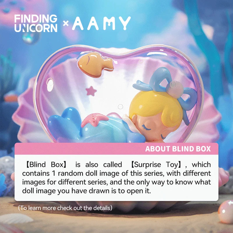 Finding Unicorn AAMY Mind of the Sea Series Blind Box – Collectible Mystery Figures