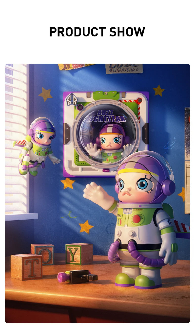 POP MART MEGA Space Molly 1000% Buzz Lightyear Limited Edition