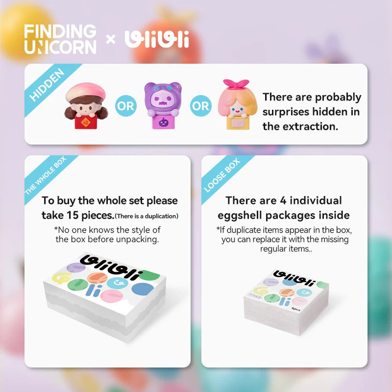 Finding Unicorn UliUli All-Star Gift Series Blind Box – Collectible Mystery Figures