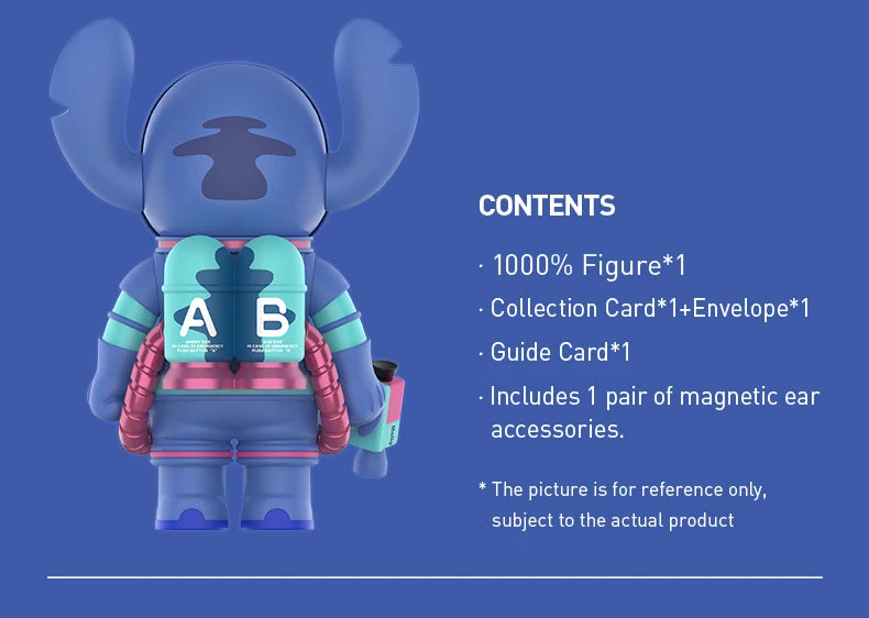 POP MART MEGA SPACE MOLLY 1000% Stitch Limited Edition Figure