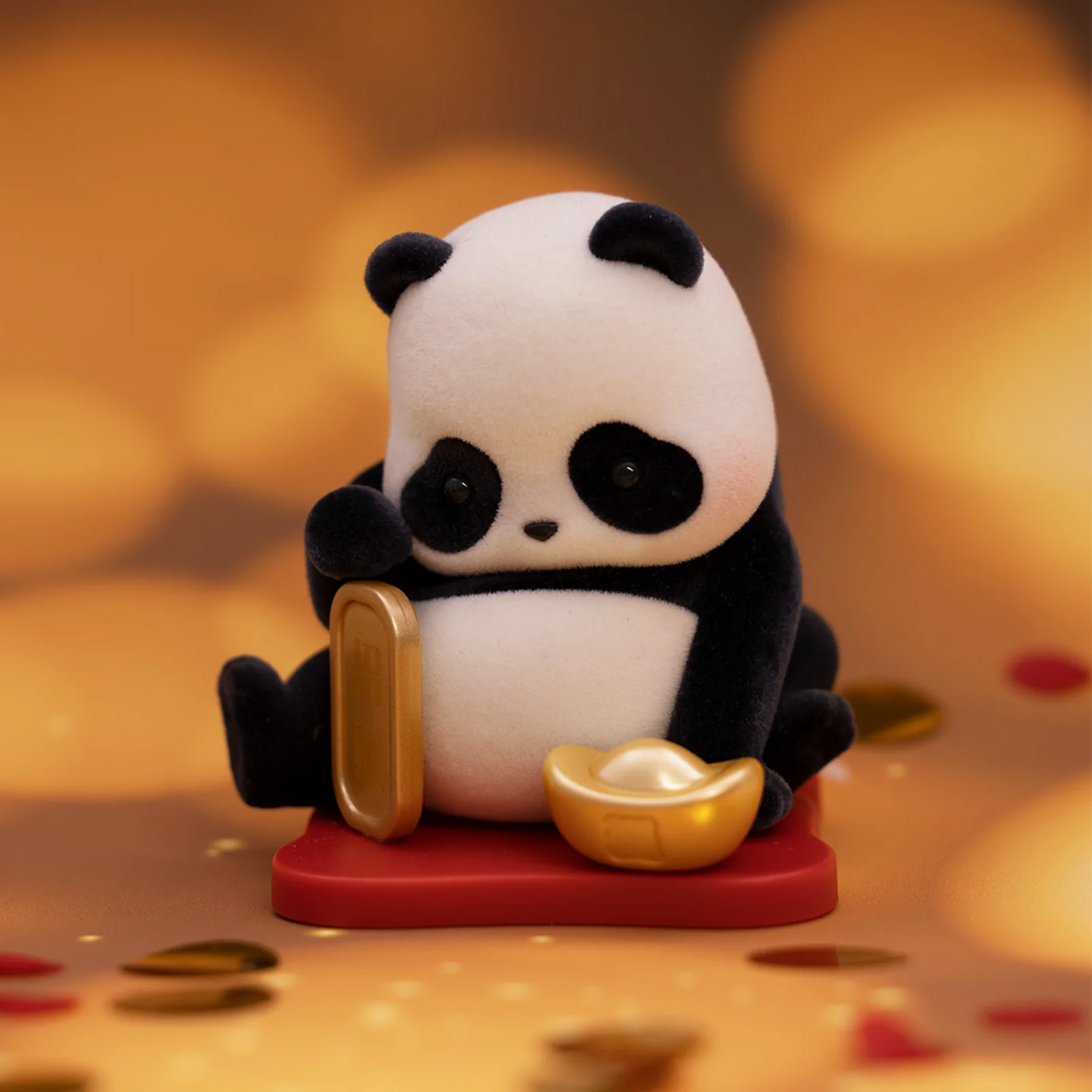 52TOYS Panda as a Cat Blind Box Mystery Flocking Collectible Figure