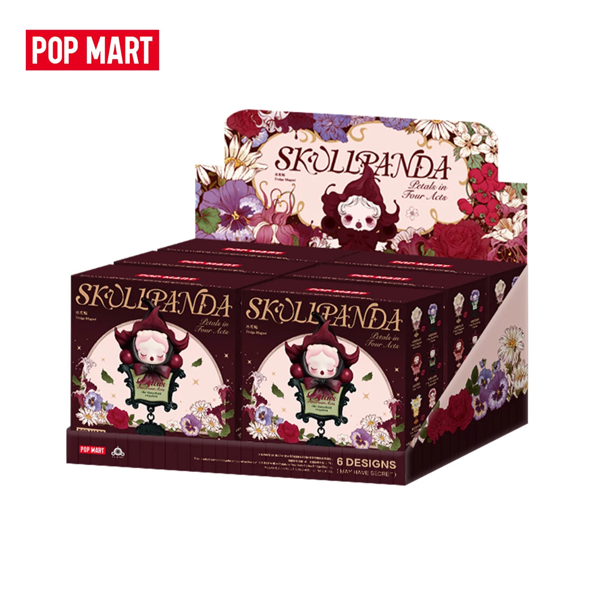POP MART SKULLPANDA Petals in Four Acts Fridge Magnet Blind image 18