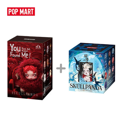 POP MART Skullpanda Combo – You Found Me Plush Pendant + Mirage Blind Box