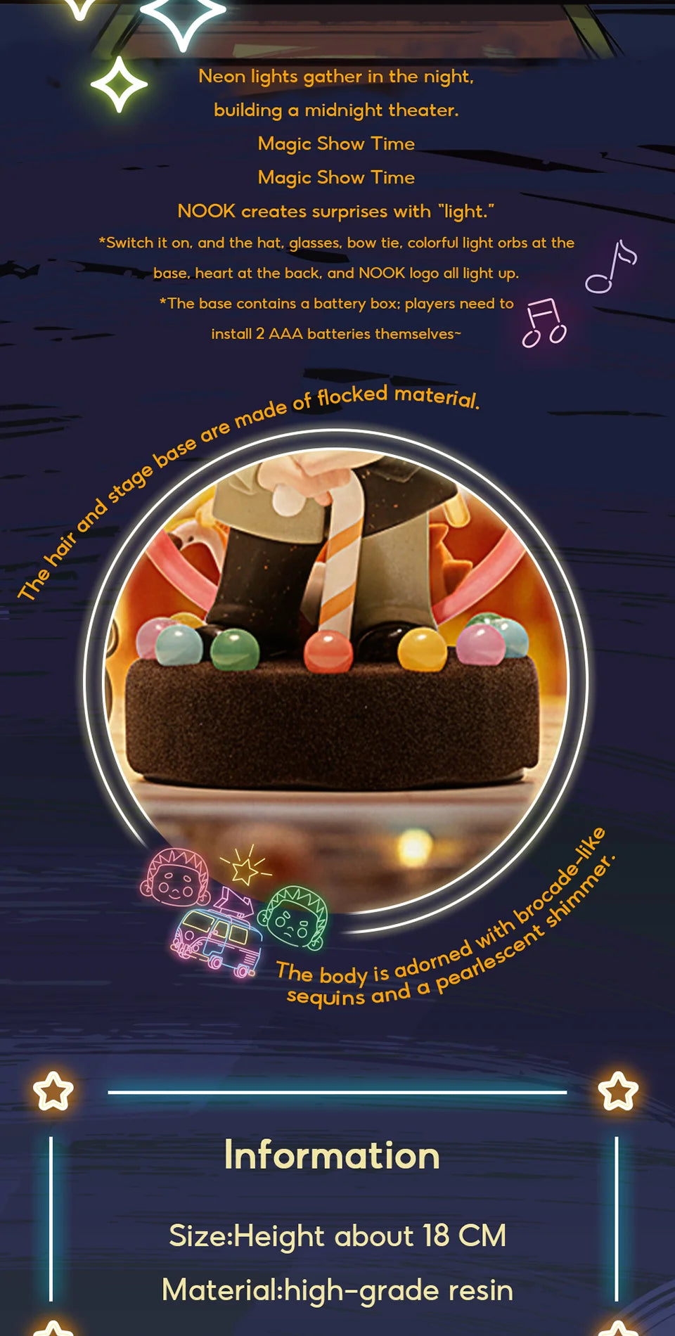 52TOYS NOOK Neon Artist 150% Limited Edition Figure