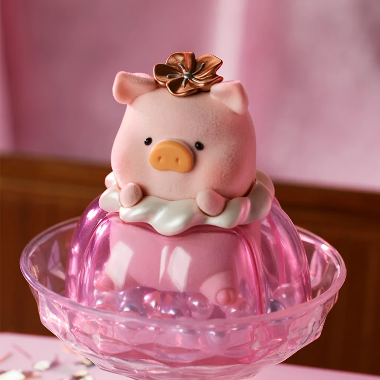 52TOYS LuLu The Piggy Princess of Jelly, Collectible Action Figure,Height: 4.13inch/10.5cm