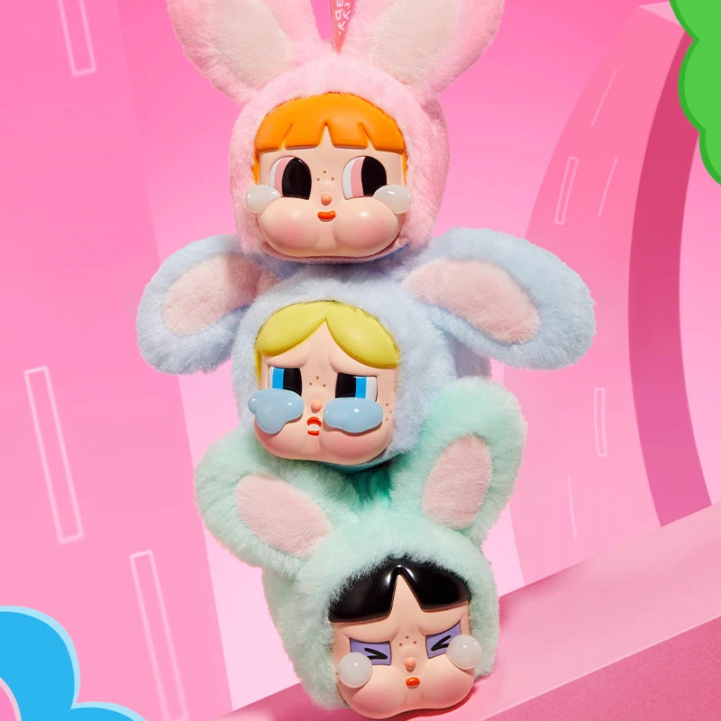 POP MART CRYBABY x Powerpuff Girls Vinyl Face Plush Blind Box
