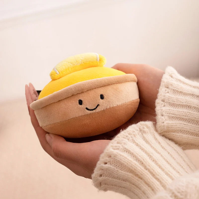 Cute Simulation Cake Plush Toy – Strawberry & Lemon Mousse Plushies