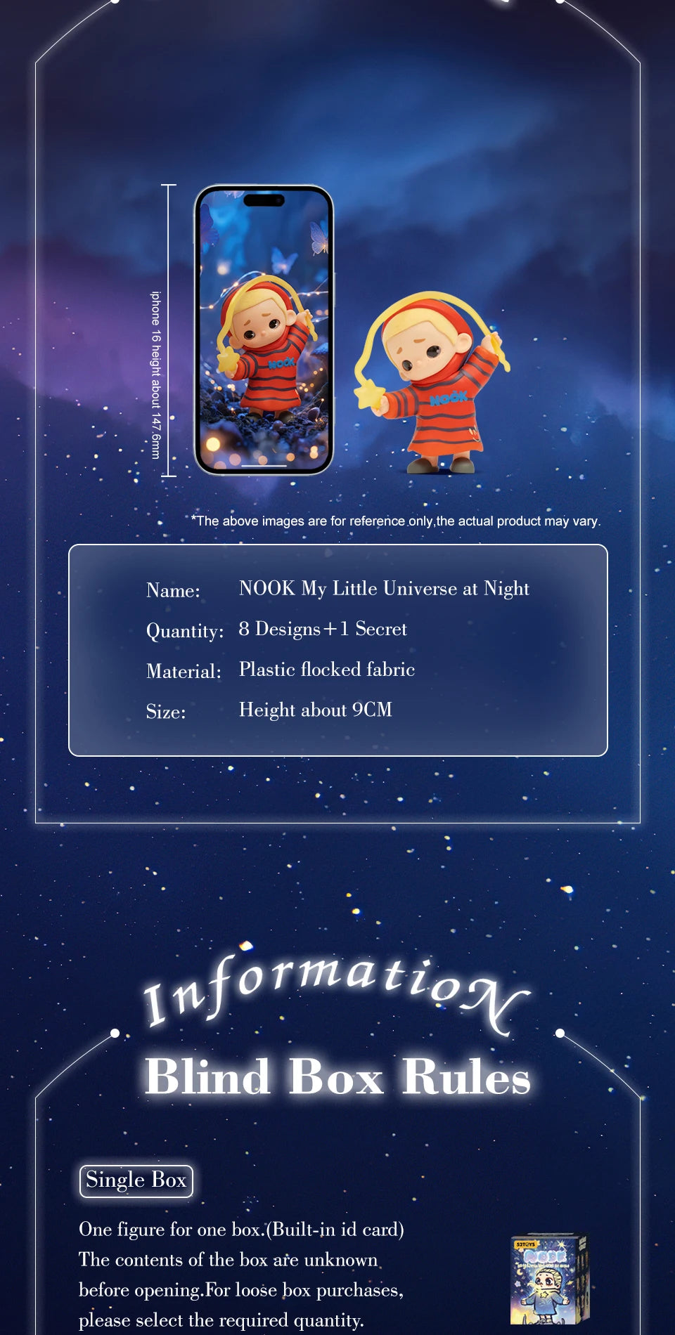 52TOYS NOOK My Little Universe at Night Series Blind Box Figures