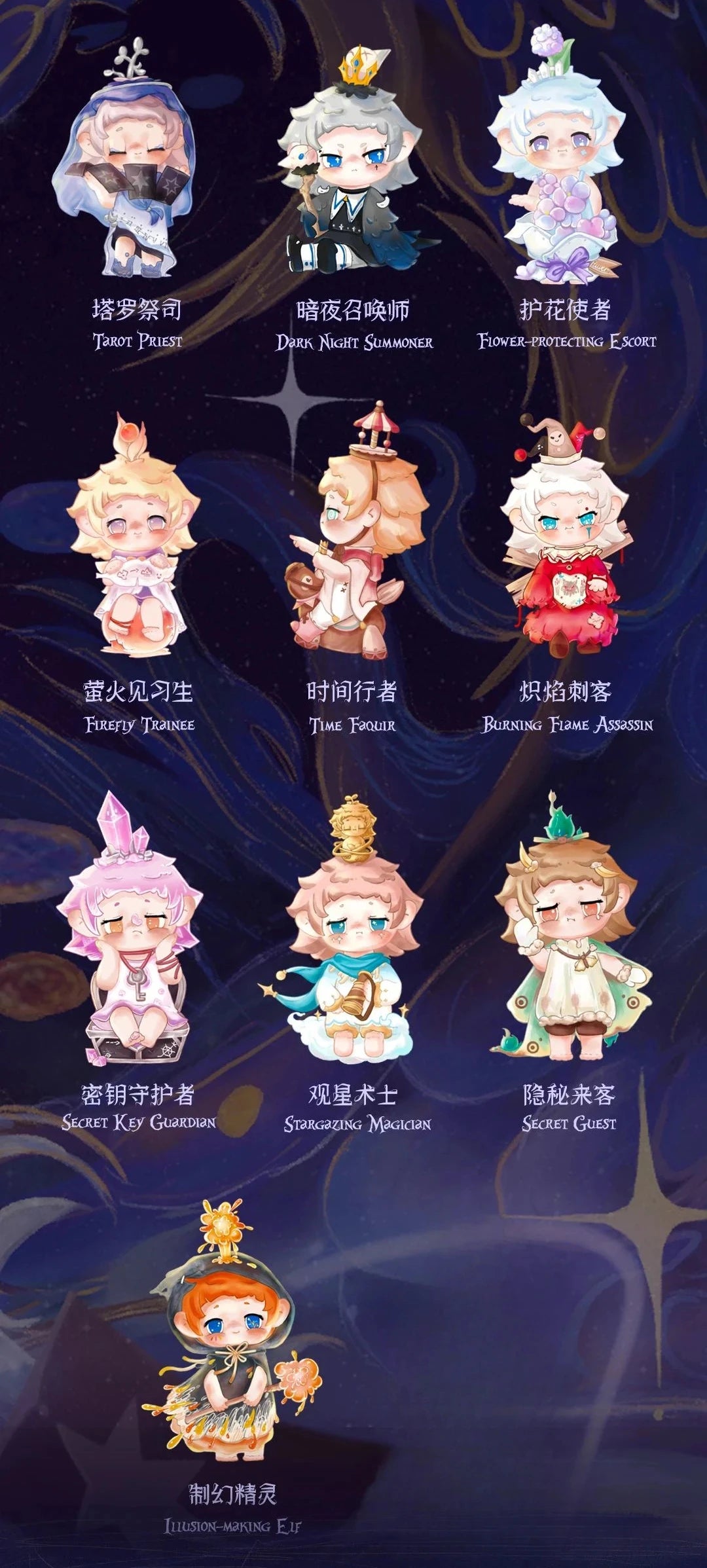 Heyone Faya Magic Soul Series Blind Box Figures