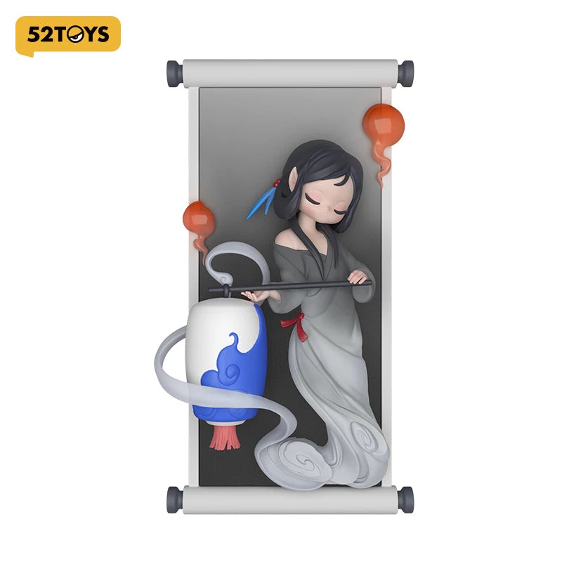 52TOYS Sleep Chinese Scrolls Blind Box Mystery Collectible Figure