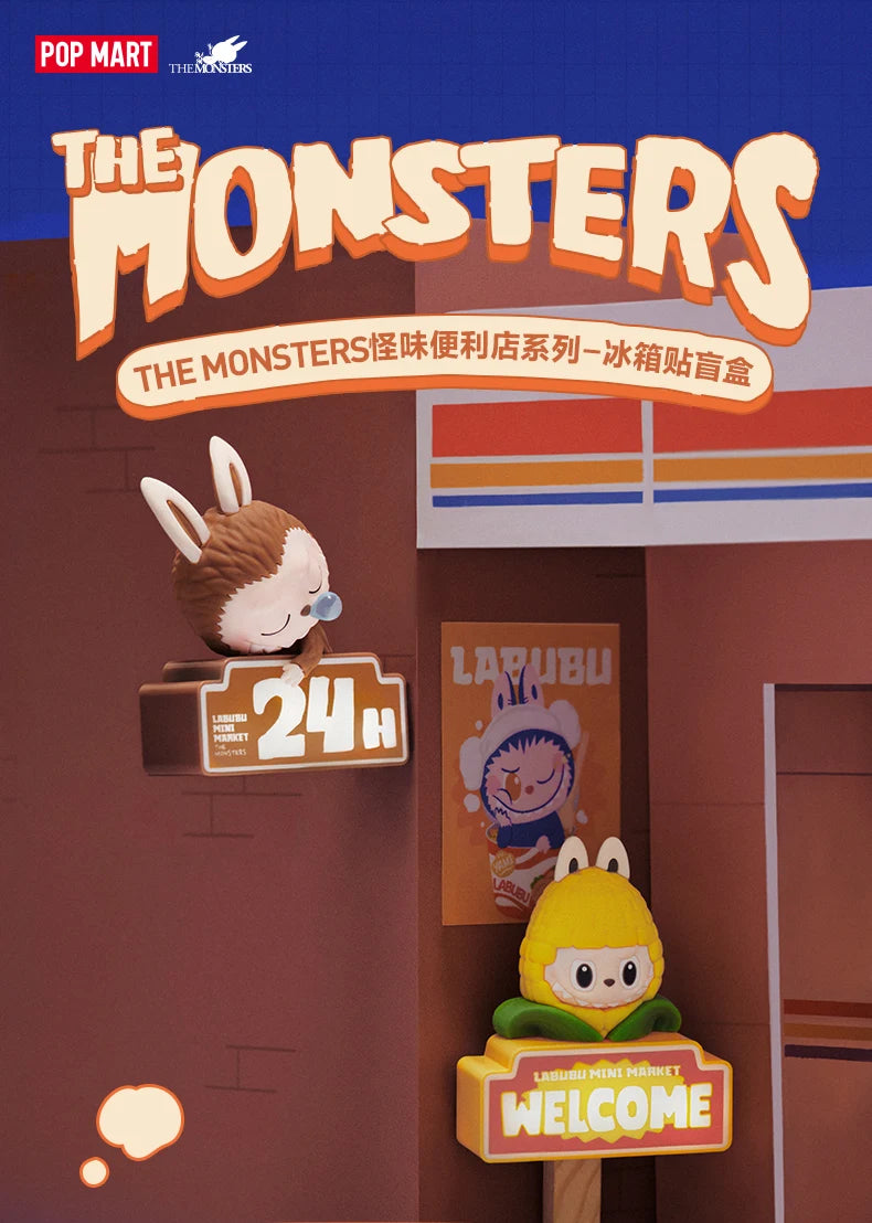 POP MART Labubu The Monsters Wacky Mart Fridge Magnet Blind Box (Pre-Order)