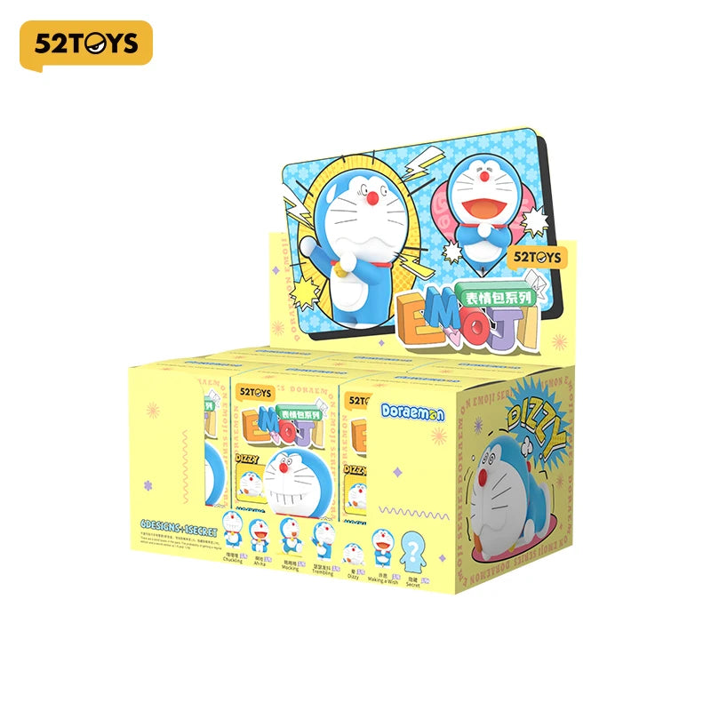 52TOYS Doraemon Emoji Series Blind Box Mystery Collectible Figure