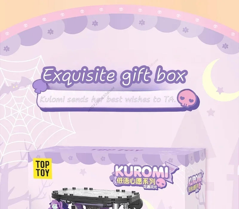 TOPTOY Sanrio Kuromi Whispering Wishes Micro Building Blocks