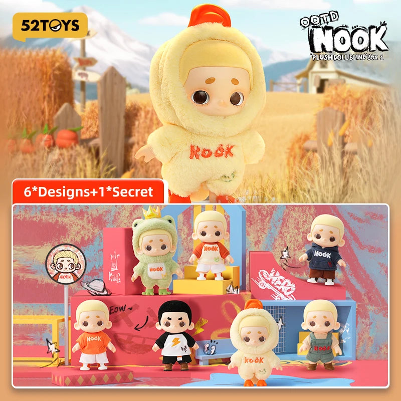 52TOYS NOOK Plush Doll Series – Mystery Blind Box Collectible Figure