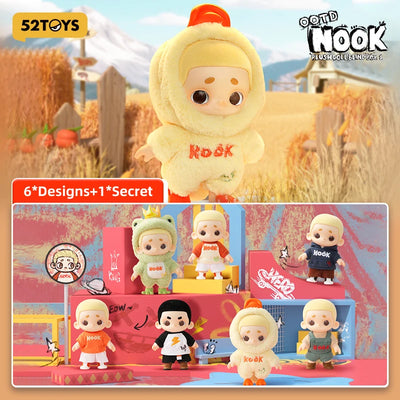 52TOYS 52TOYS NOOK Plush Doll Series Blind Box Collectible Figure blind box vinyl figure, sealed mystery packaging, product p