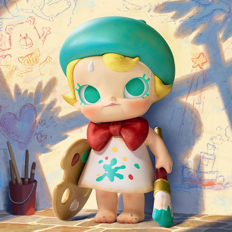 POP MART Baby Molly Future Painter Collectible Figure