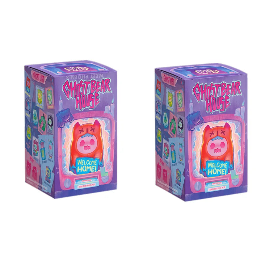 Finding Unicorn ShinWoo Ghost Bear House Series Blind Box Mystery Anime Figure Collectible Toy