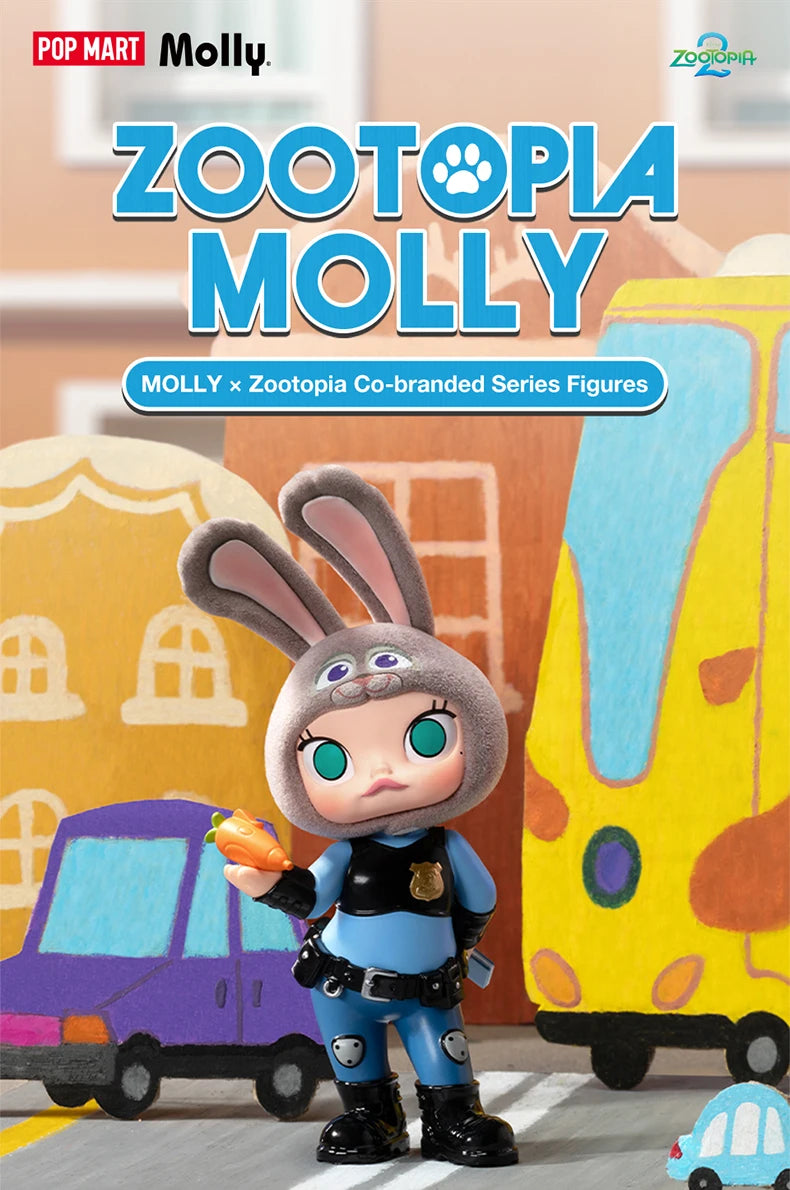 POP MART MOLLY × Zootopia Co-Branded Blind Box Figures