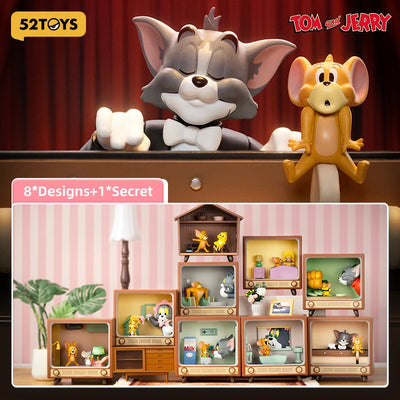 52TOYS 52TOYS Tom and Jerry Classic Moments Blind Box Mystery Collectible Figure blind box vinyl figure, sealed mystery packa