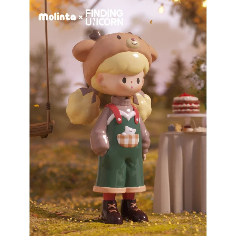Molinta Party Animal Series Blind Box Guess Bag Mystery Box Toys Doll Cute Anime Figure Desktop Ornaments Gift Collection