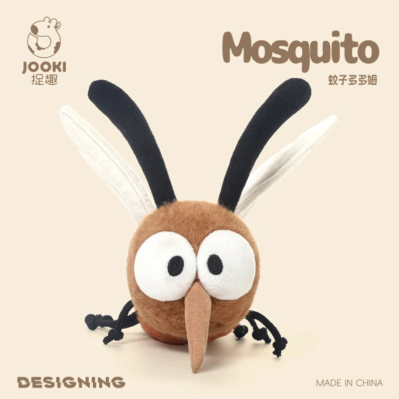 Cute Cartoon Insect Plush Toy Collection – Caterpillar, Firefly, Dragonfly, Mosquito, Cockroach