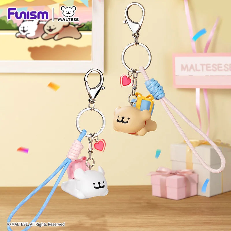 FUNISM Maltese Puppy Keychain Series