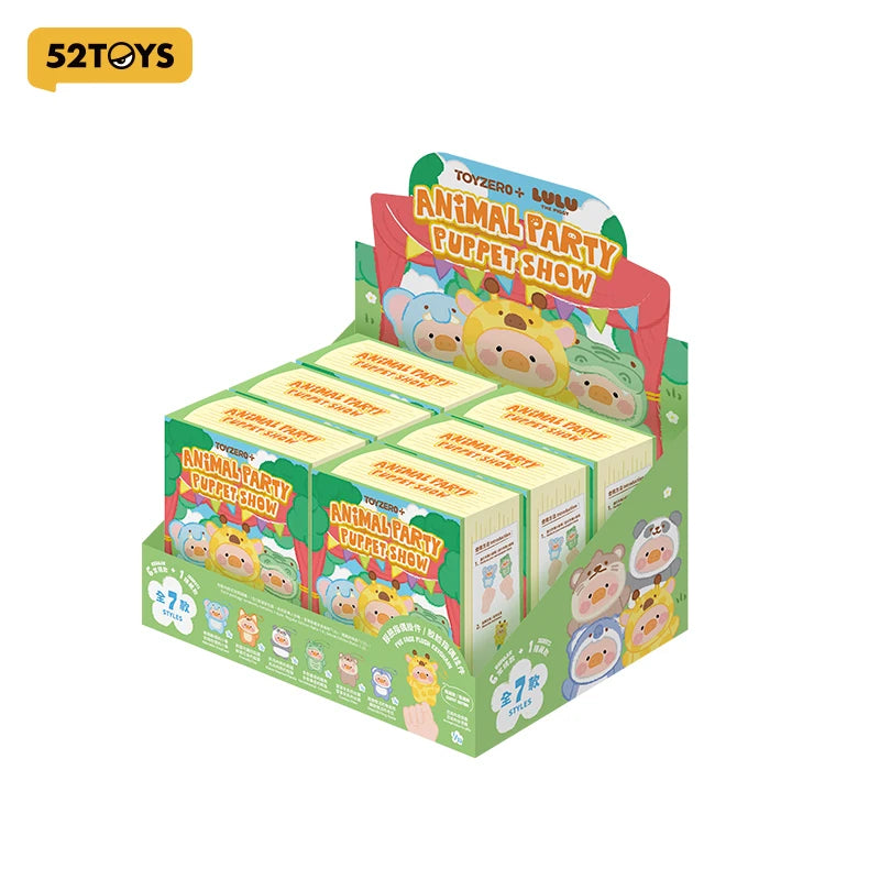 Box of 'Animal Party Puppet Show' by 52Toys on a white background