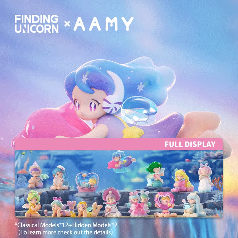 Finding Unicorn AAMY Mind of the Sea Series Blind Box – Collectible Mystery Figures