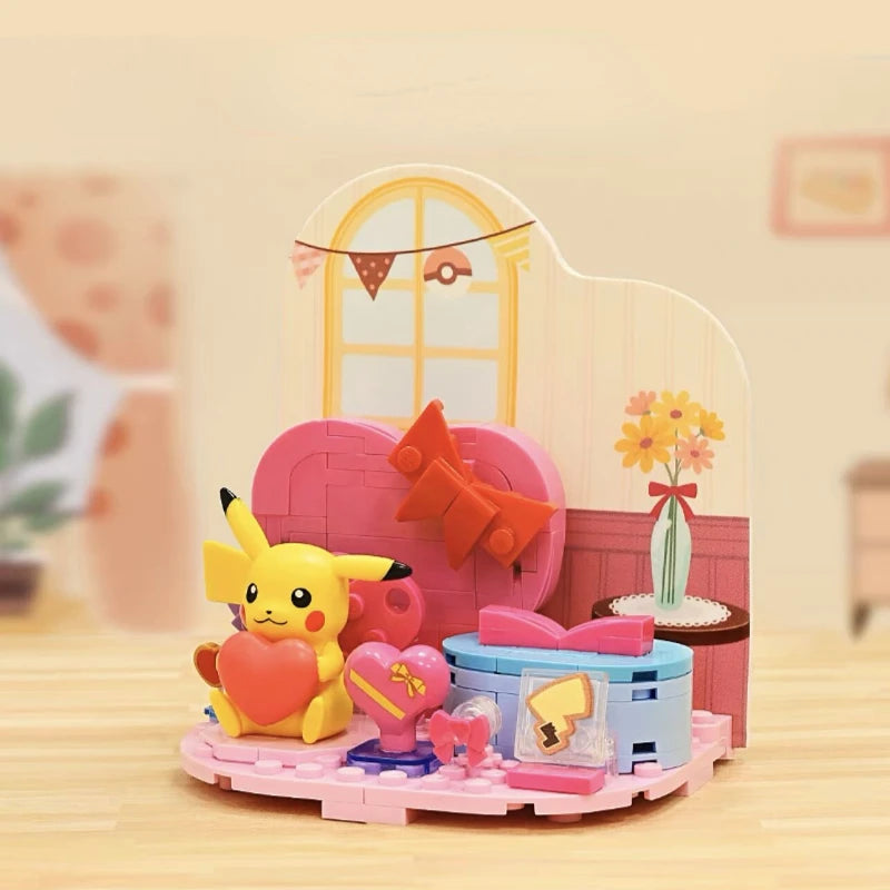 KEEPPLEY Pokémon Street Series Building Blocks Pikachu Eevee Psyduck