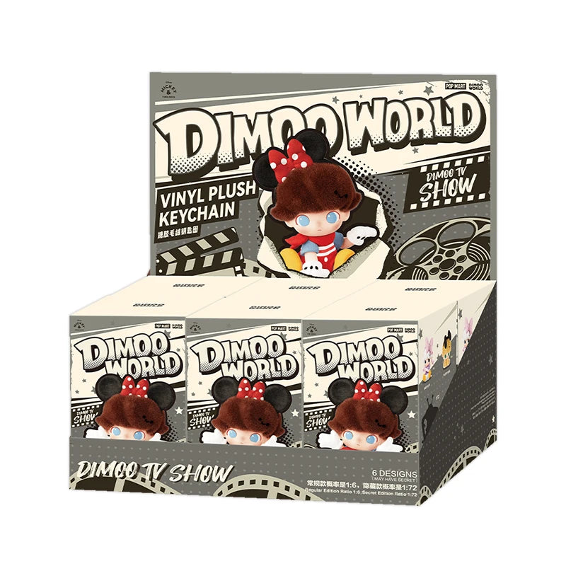 POP MART DIMOO WORLD × DISNEY Series Vinyl Plush Keychain Blind Box