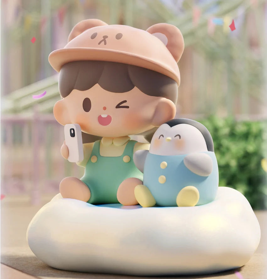 F.UN zZoton Treasure Land Series Blind Box zhuodawang Kawaii Action Figures Mystery Christmas Gift Kid Toy