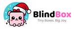 BlindBox NZ Christmas logo featuring festive design for kawaii toy collectors