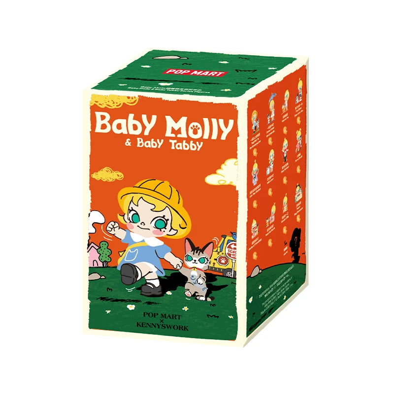POP MART Baby Molly & Baby Tabby single blind box packaging