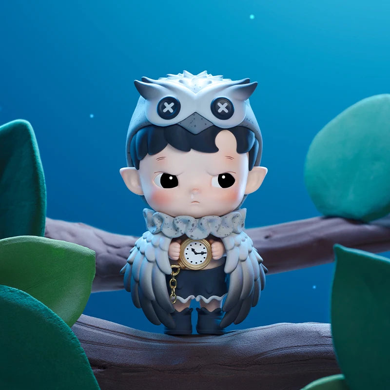 POP MART HACIPUPU Adventures In The Woods figure dressed as an owl