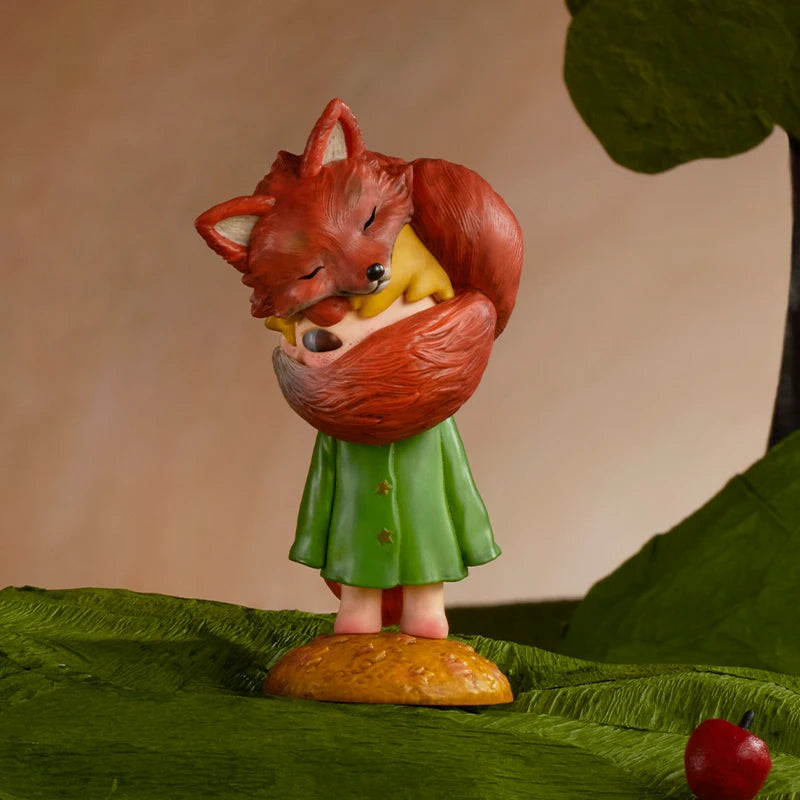 POP MART Hirono × Le Petit Prince fox figure hugging the Little Prince