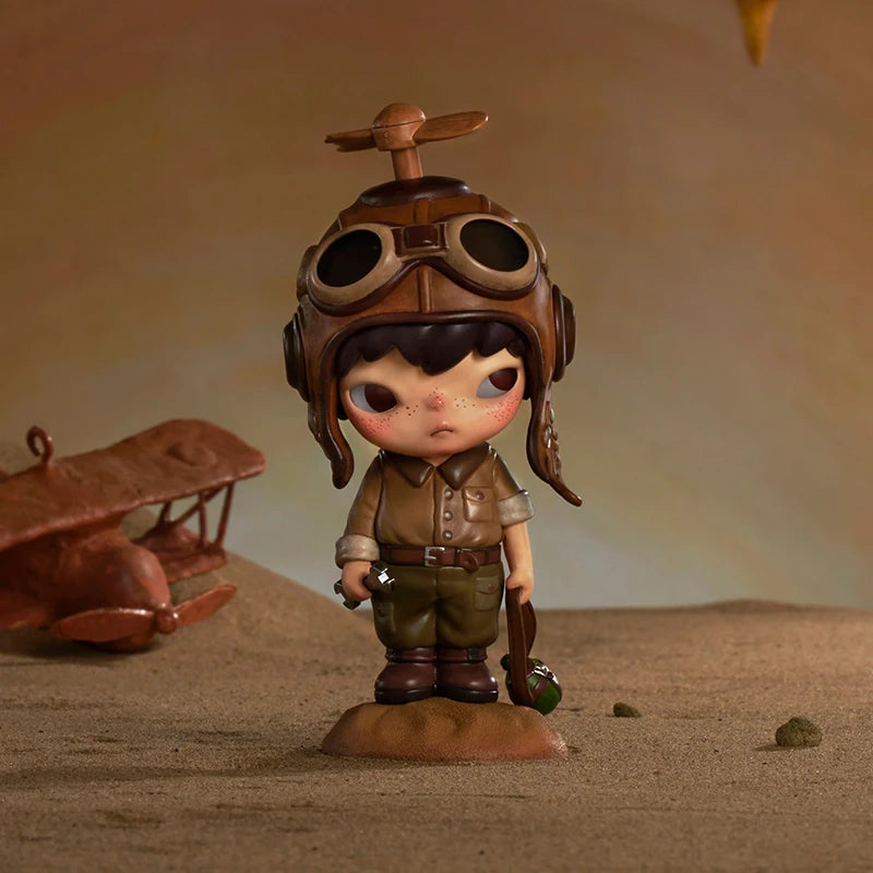 POP MART Hirono × Le Petit Prince figure in pilot costume from blind box collection