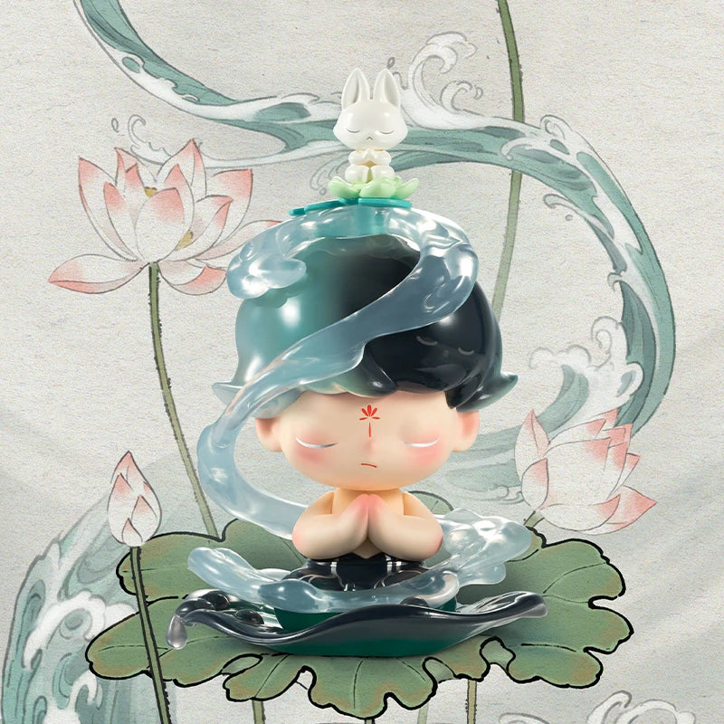 POP MART Matchless 14th Anniversary figure with lotus flower design