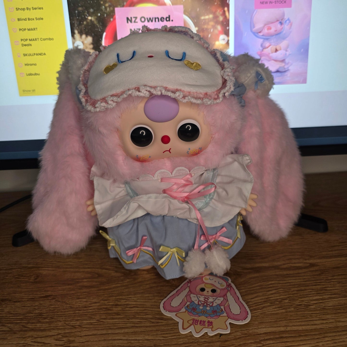 Baby Three Sweet Dream 400% Series Plush Figure - Cake Dream (Open)