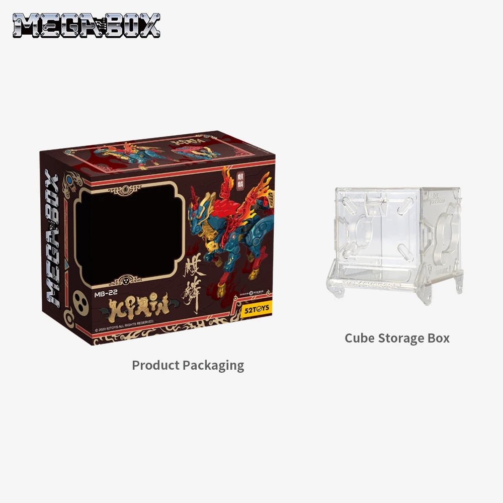 52TOYS MegaBox MB-22 Kirin official packaging with clear display case