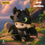52TOYS NOOK × Toothless Limited Edition collectible sitting in dragon suit with fantasy background